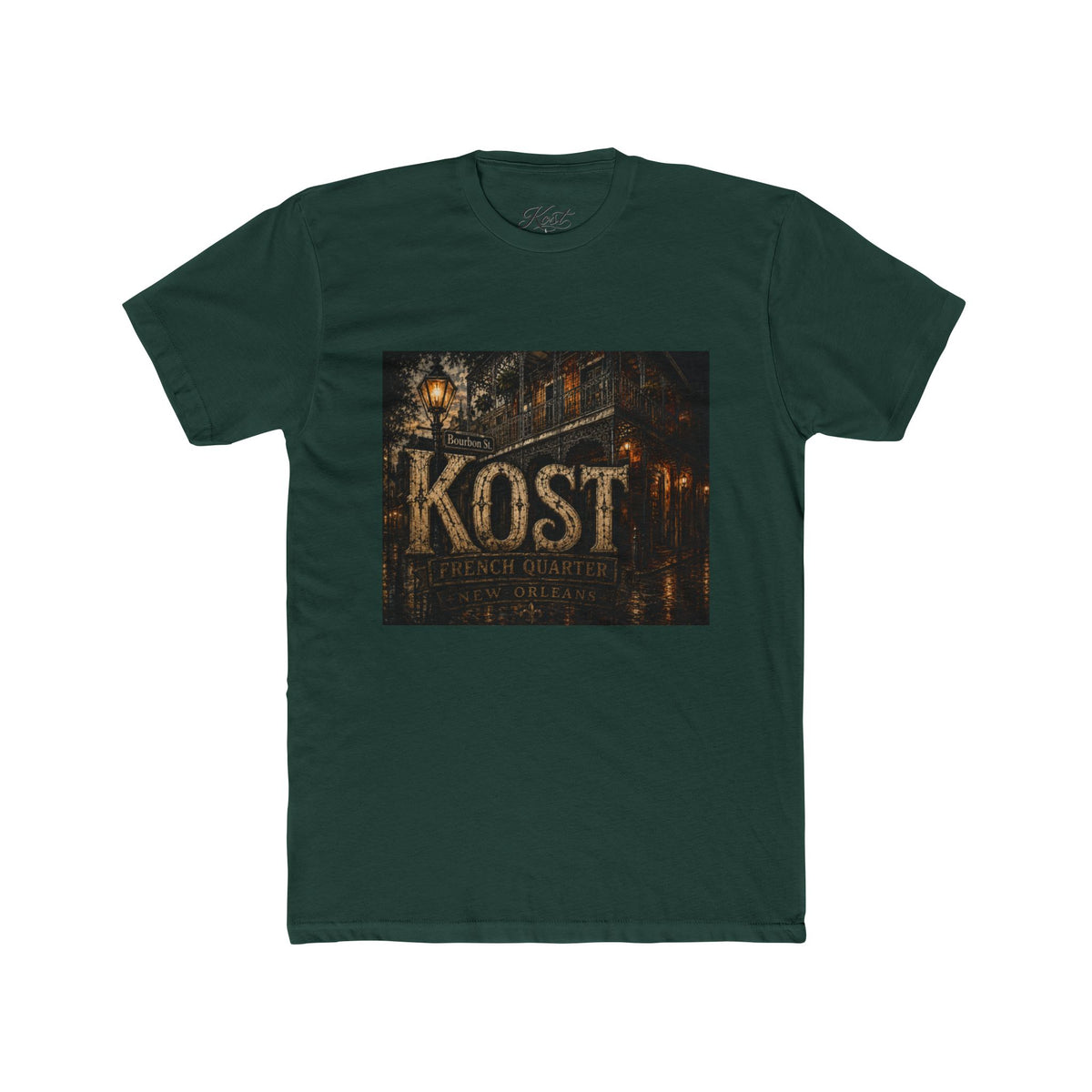 KOST Vintage Street Sign Tee — Rustic Urban Logo T-Shirt