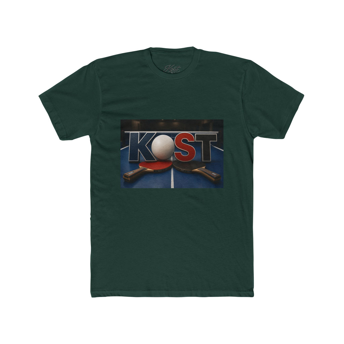 Table Tennis Crew Tee — KOST Paddle & Ball Graphic
