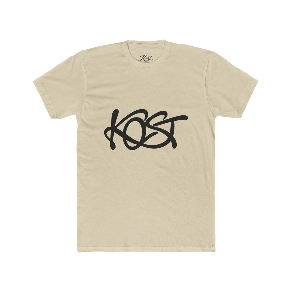 Kost Script Logo Tee — Minimalist Streetwear Cotton T‑Shirt