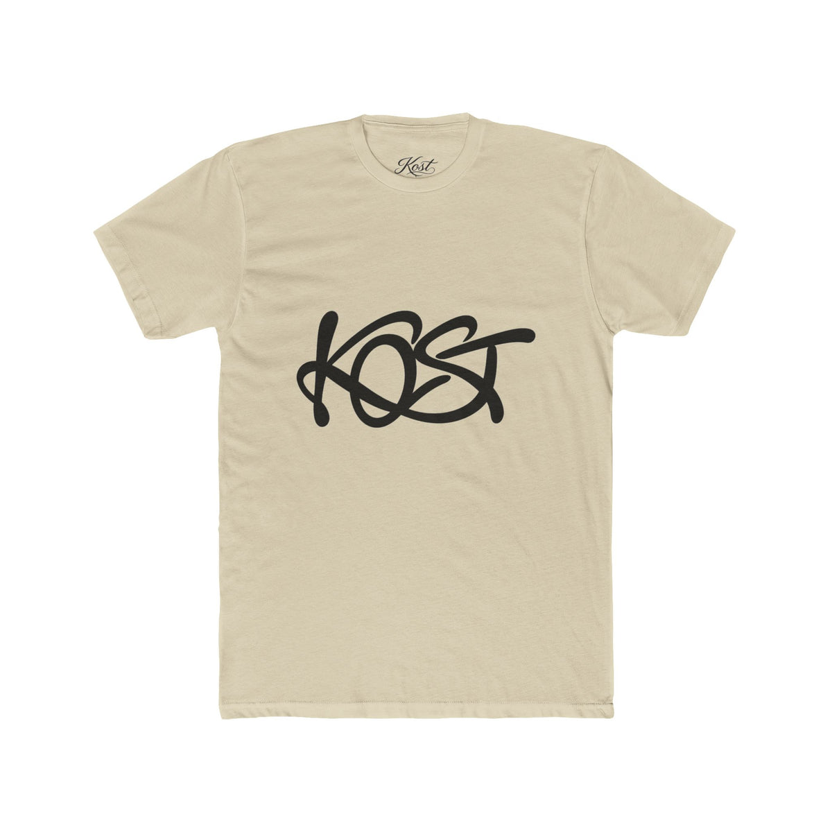 Kost Script Logo Tee — Minimalist Streetwear Cotton T‑Shirt