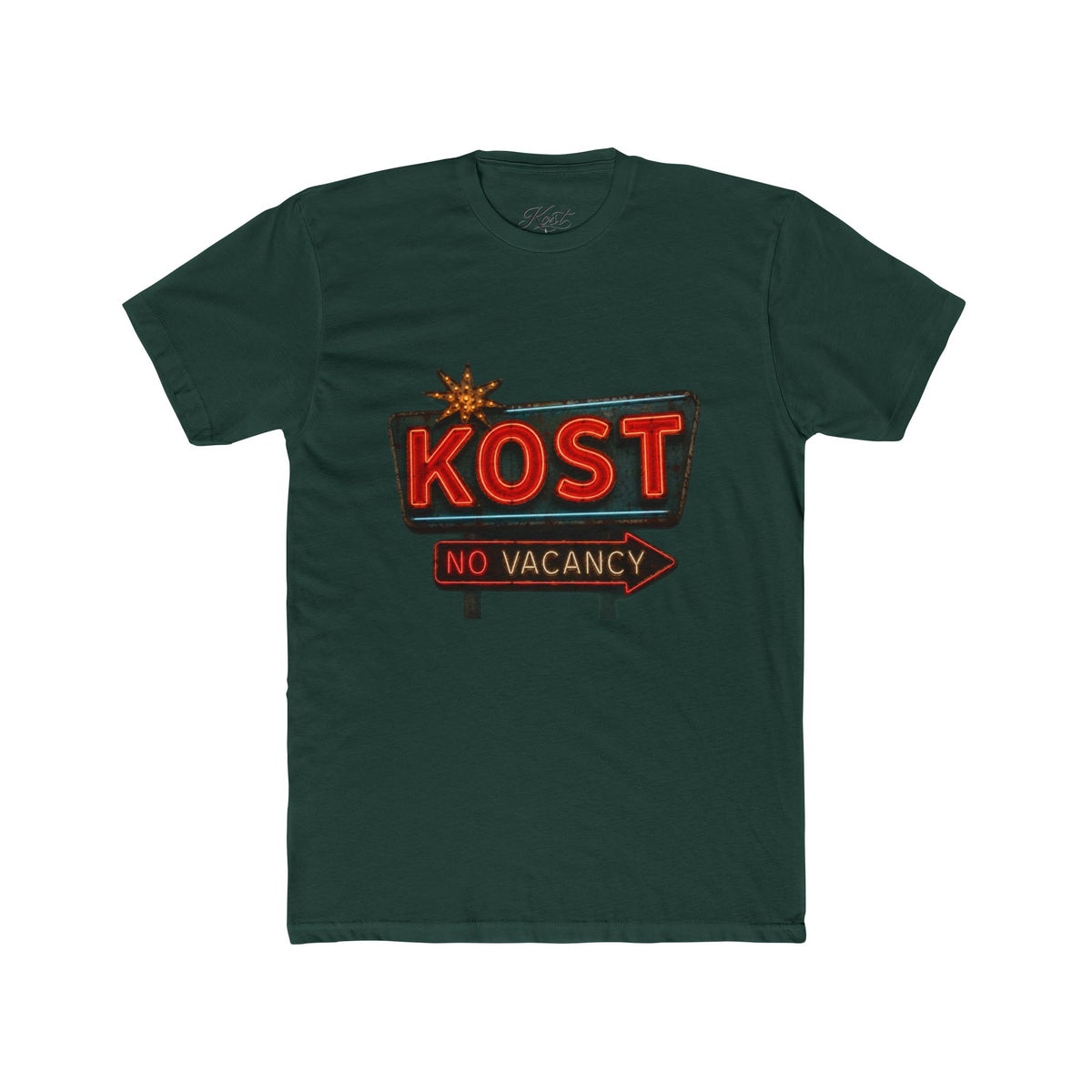 KOST No Vacancy Retro Motel Sign T-Shirt