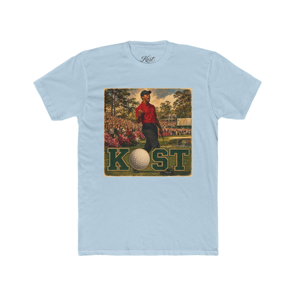 Golf Vintage Poster T-Shirt — KOST Retro Golfer Graphic Tee