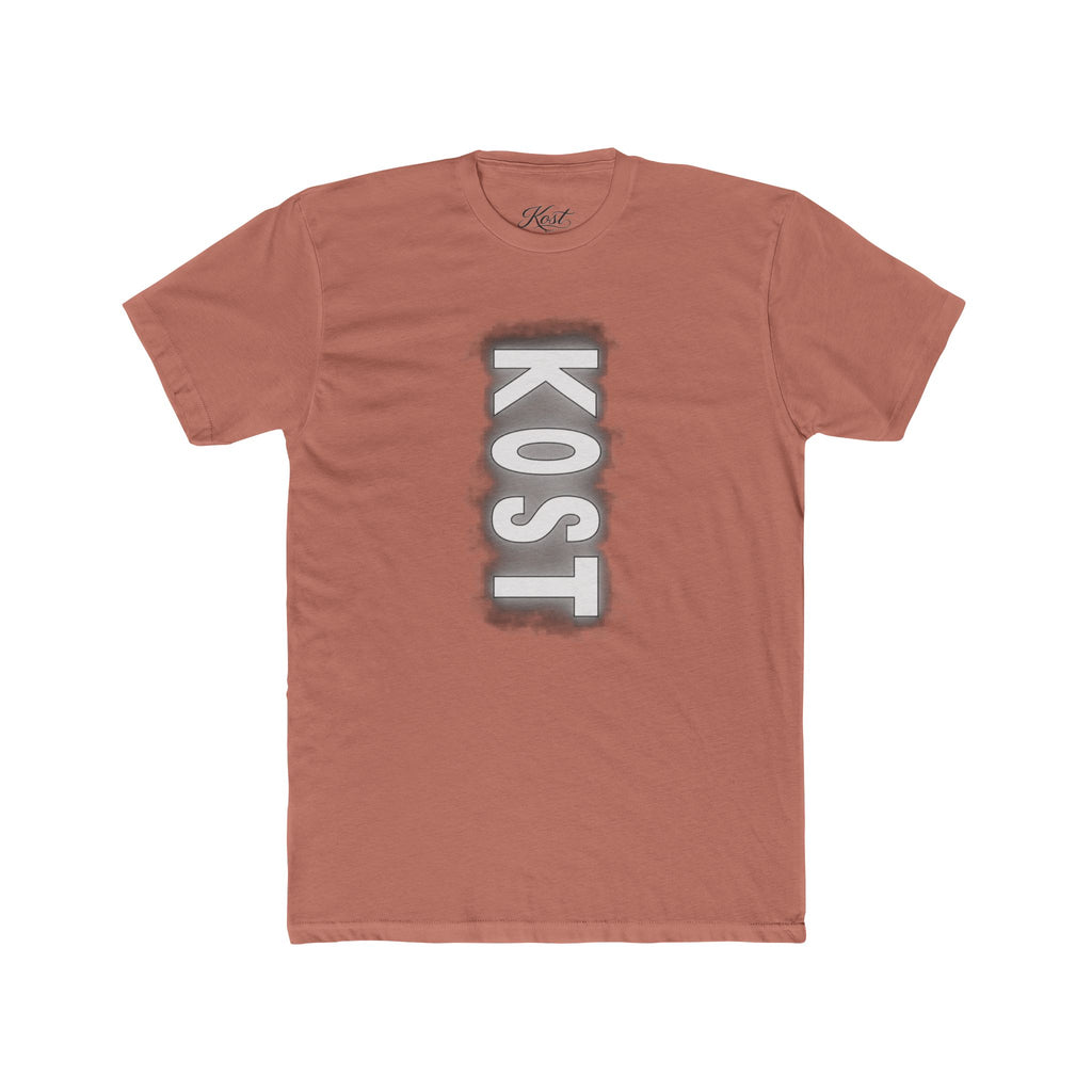 KOST Vertical Logo Tee — Grunge Vertical Graphic T-Shirt