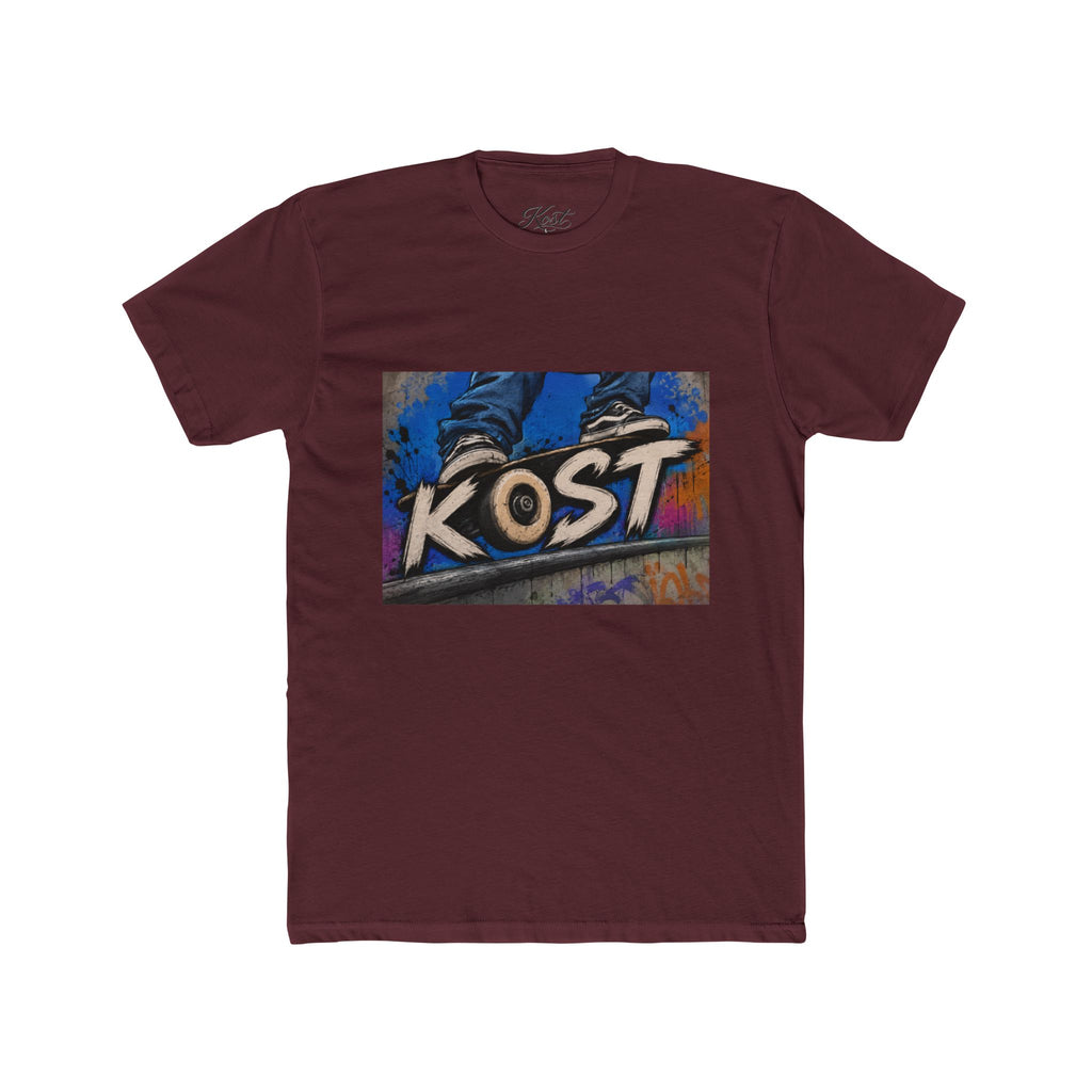 Kost Skateboard Graphic Tee — Retro Street Art Skate T-Shirt