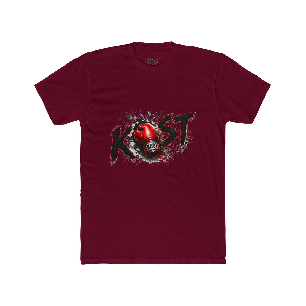 Boxing K.O. Tee — 'K.O.' Red Boxing Glove Graphic Shirt