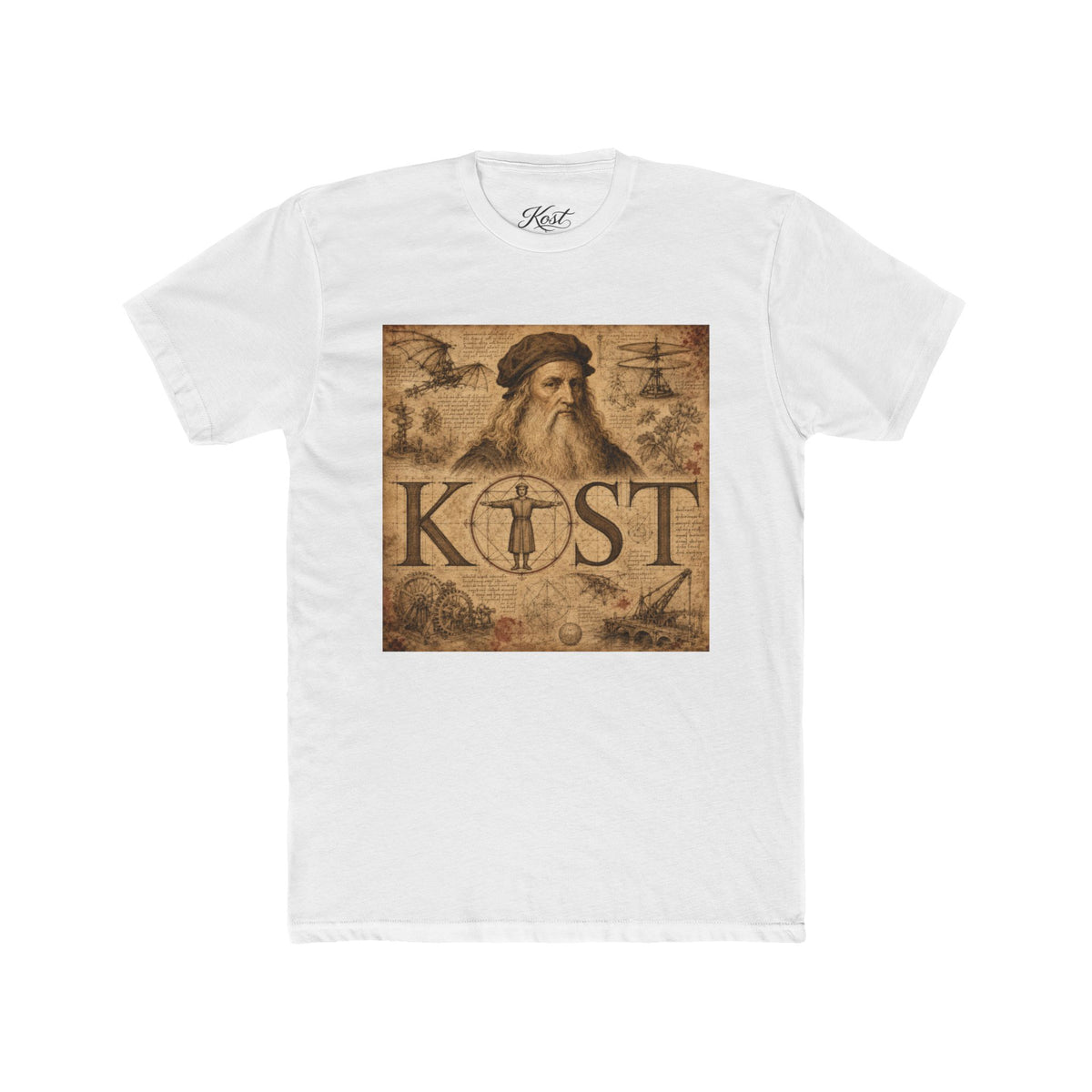 Leonardo Inspired 'KOST' Vintage Art Tee