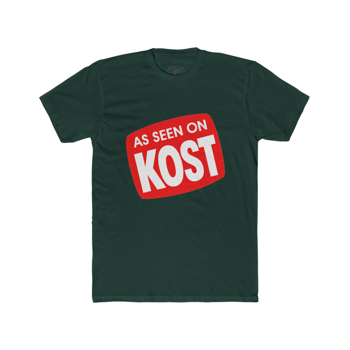 As Seen On KOST Tee — Retro Red Logo Graphic T-Shirt