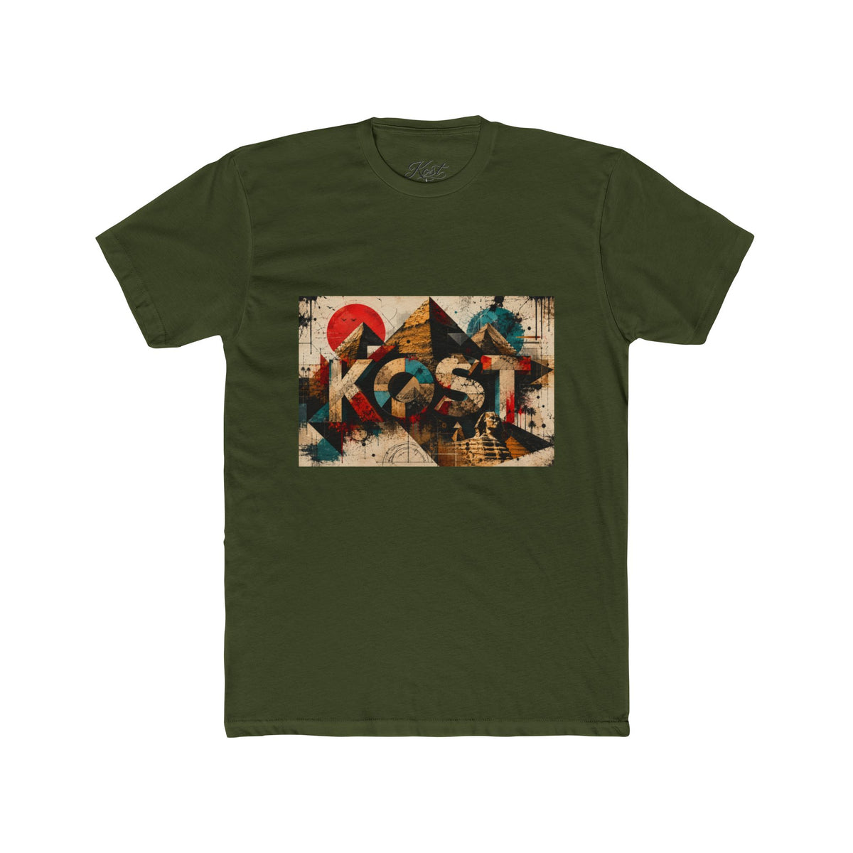 Retro Geometric 'Kast' Graphic Tee – Vintage Urban Streetwear