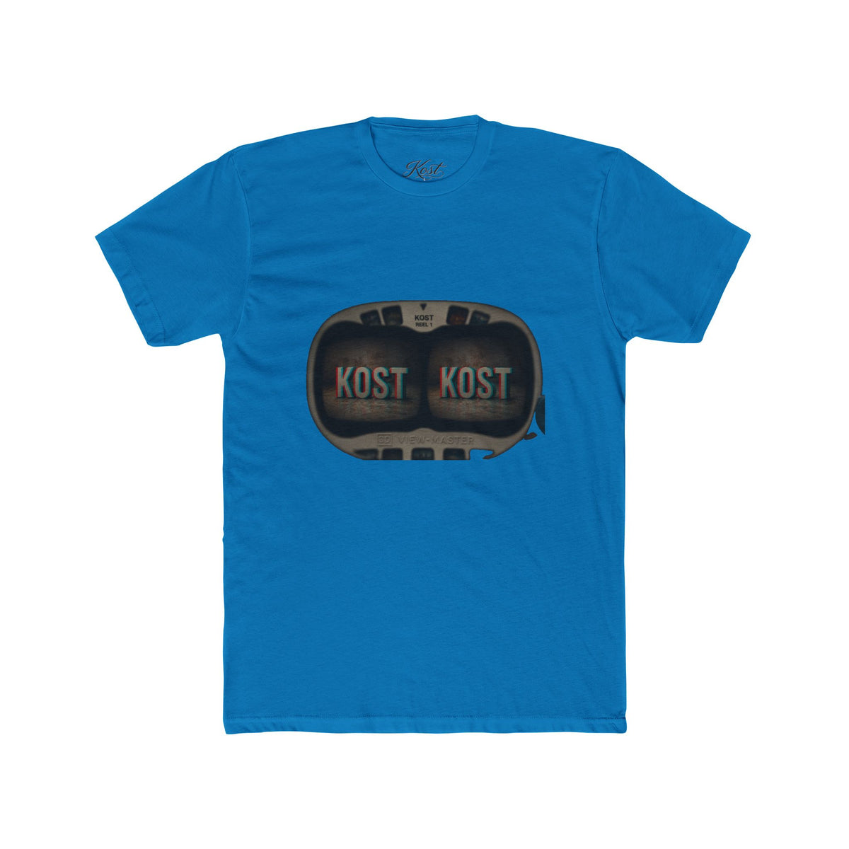 KOST Retro Camera Tee — Vintage Viewfinder Graphic Crew T-Shirt