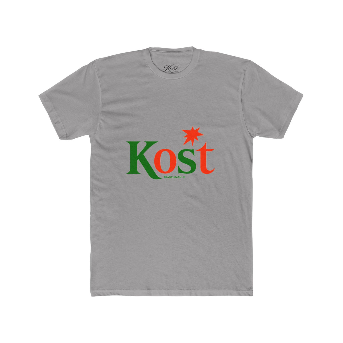 Kost Logo Tee — Retro Green & Red Graphic T-Shirt
