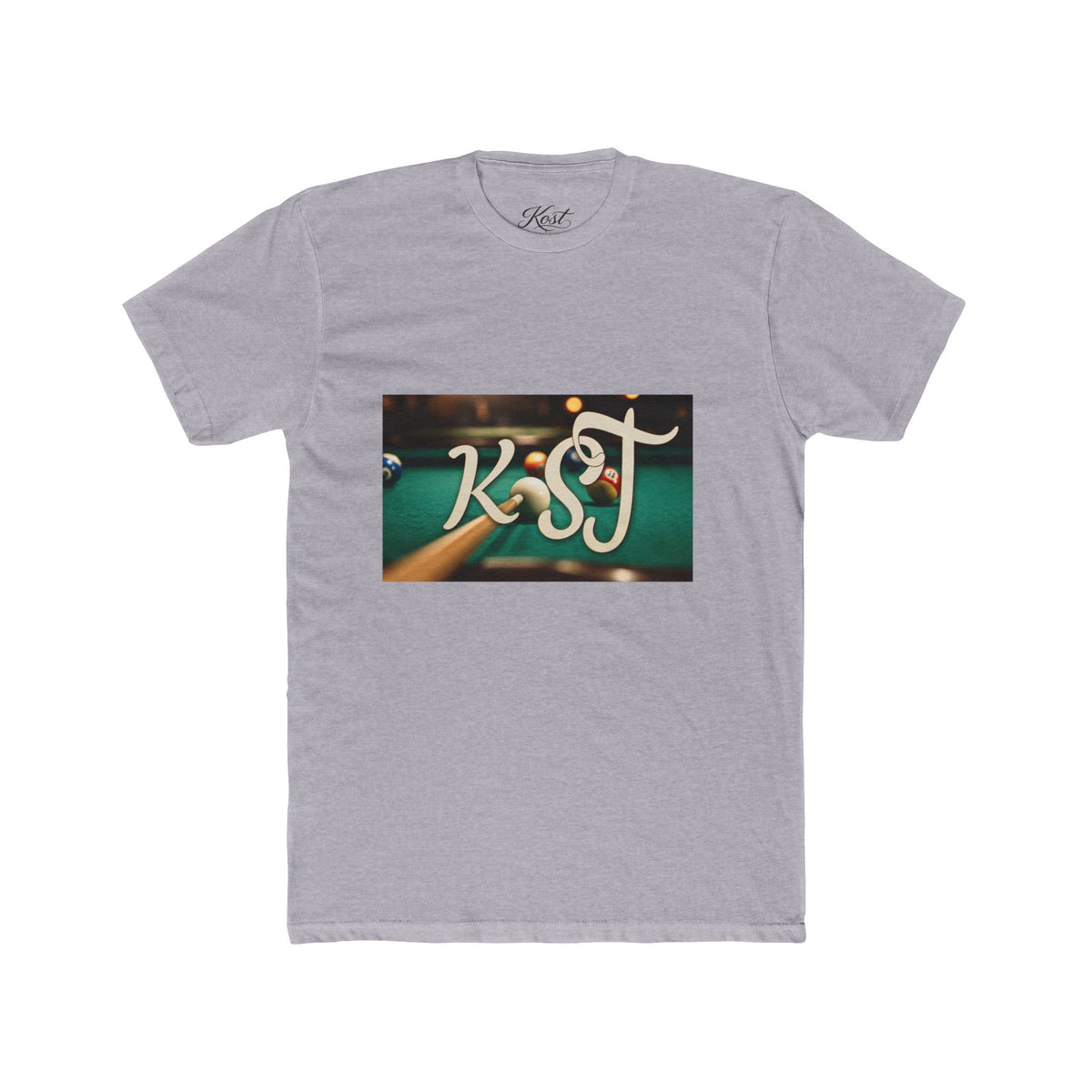 KST Vintage Pool Table Logo Tee — Retro Billiards T-Shirt