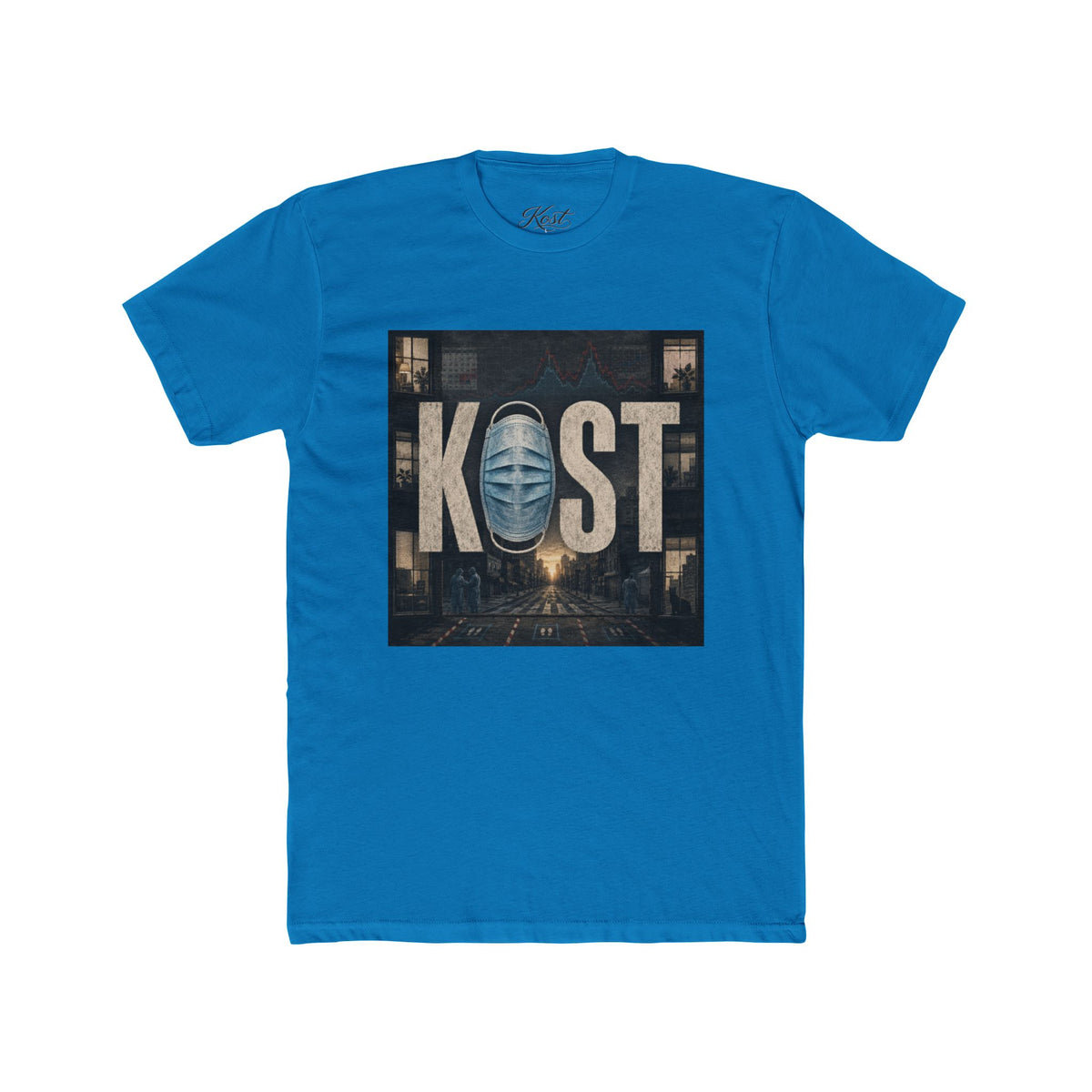 KOST Vintage Microphone Tee — Retro Radio Broadcast Graphic T-Shirt