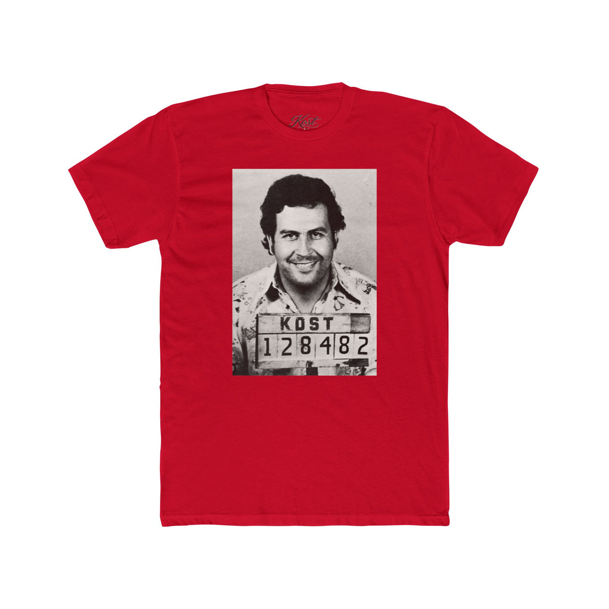 Graphic Crew Tee with Vintage Mugshot Photo