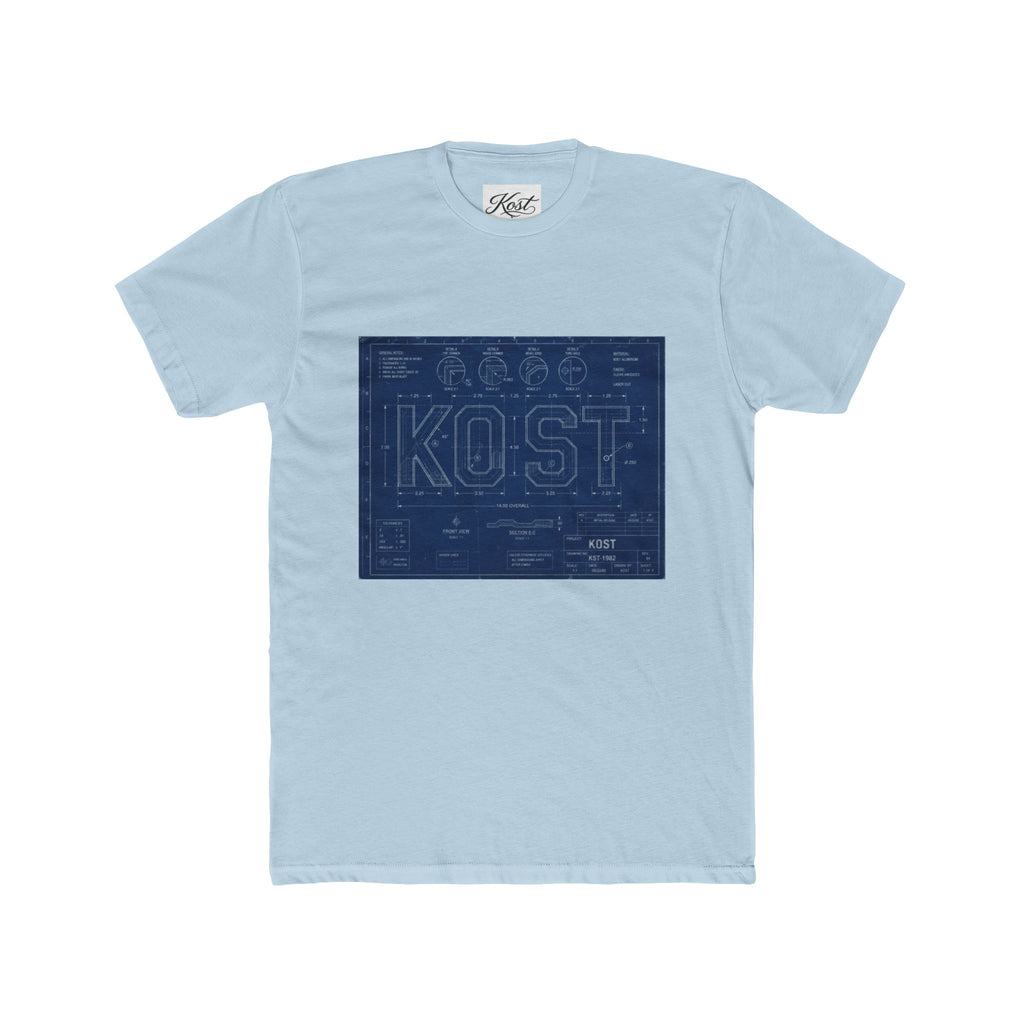 Blueprint Crew Tee — KOST Technical Graphic T-Shirt