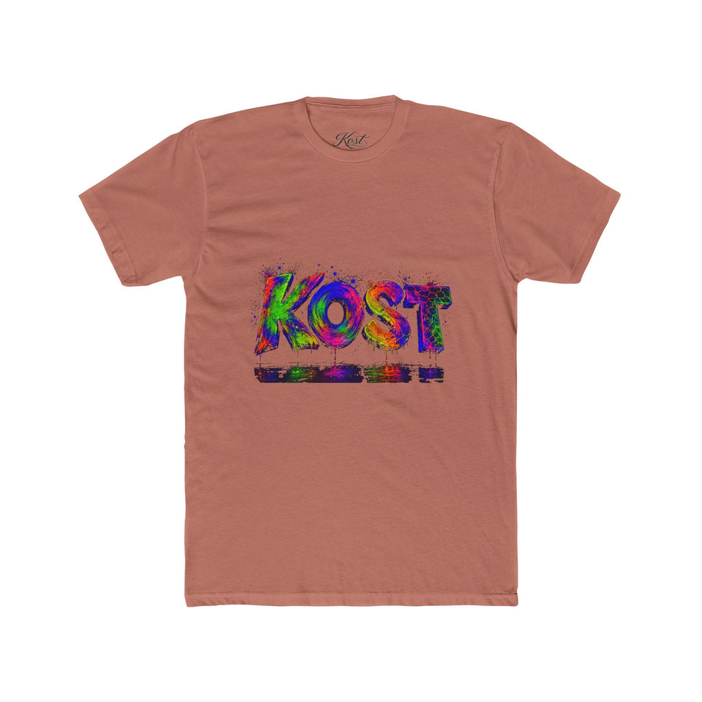 KOST Color-Splatter Tee — Retro Graffiti Graphic T-Shirt