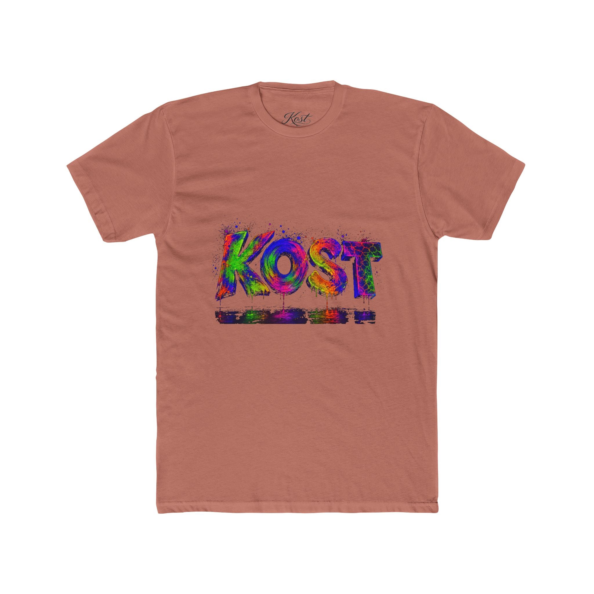 KOST Color-Splatter Tee — Retro Graffiti Graphic T-Shirt