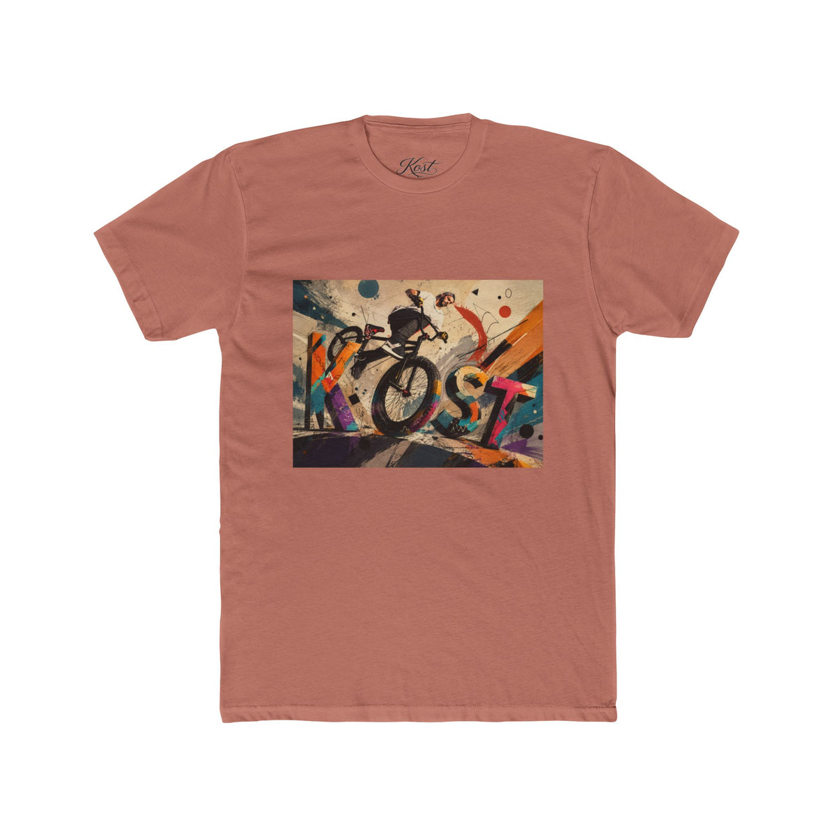 Lost BMX Street Art T‑Shirt — Graffiti Bike Graphic Tee