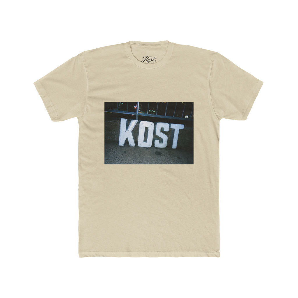 KOST Logo Graphic Tee — Vintage Street Sign Photo T-Shirt