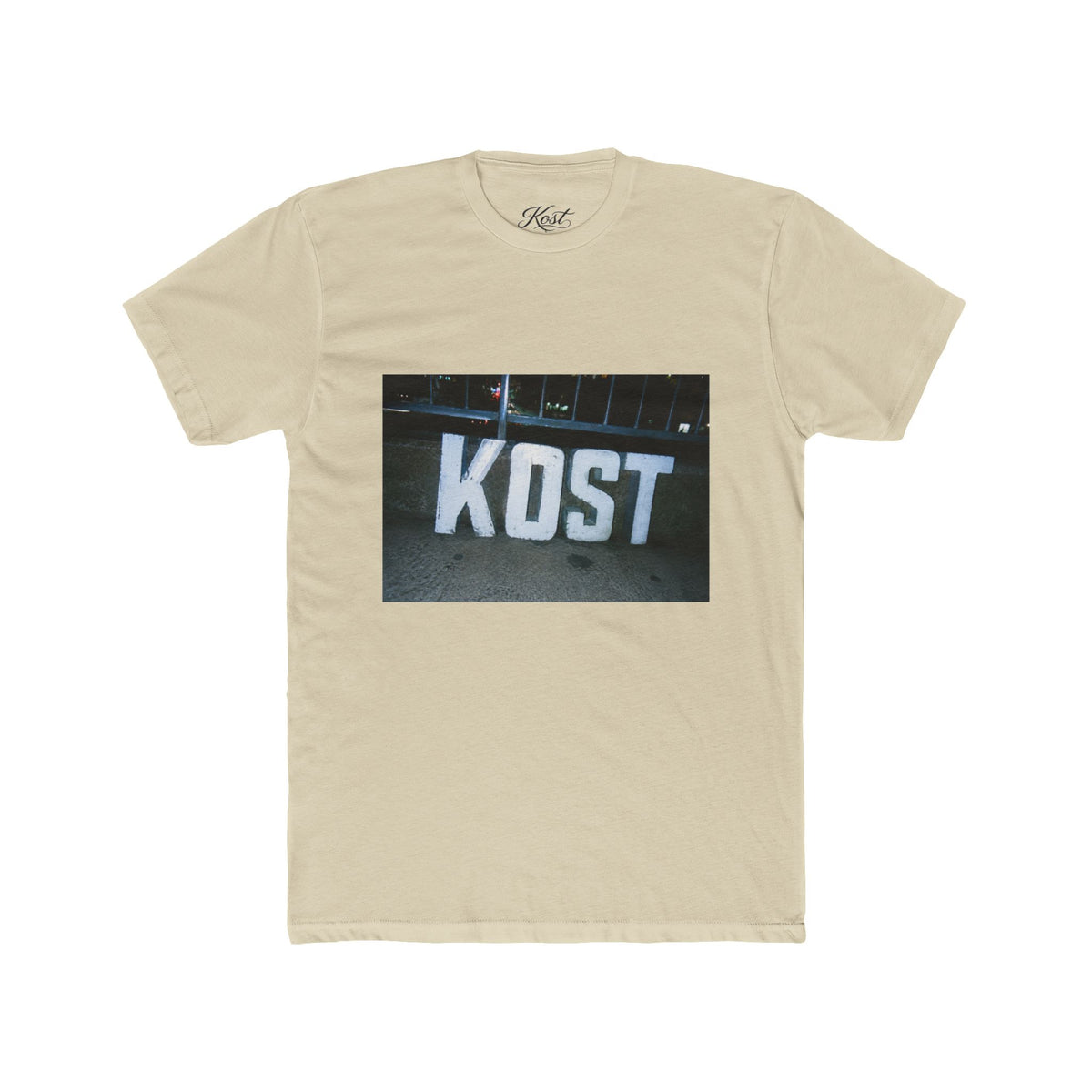 KOST Logo Graphic Tee — Vintage Street Sign Photo T-Shirt