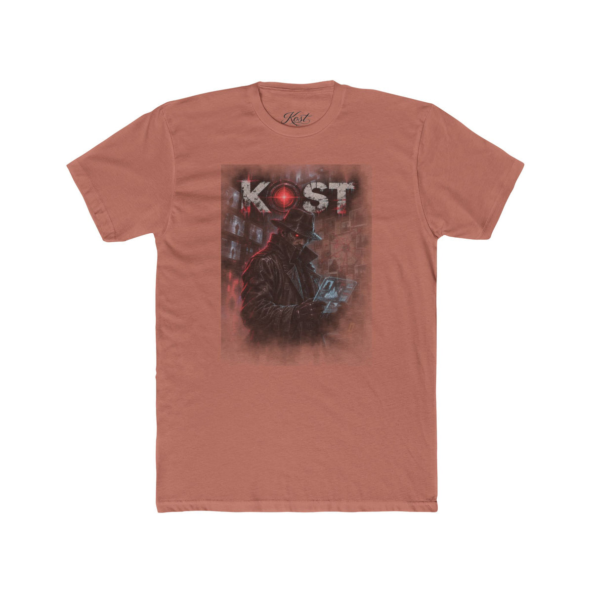 Kost Gothic Figure Tee — Dark Vaporwave Art T-Shirt