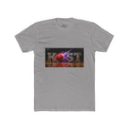 Cosmic Burst Tee — 'KOST' Retro Space Graphic T-Shirt