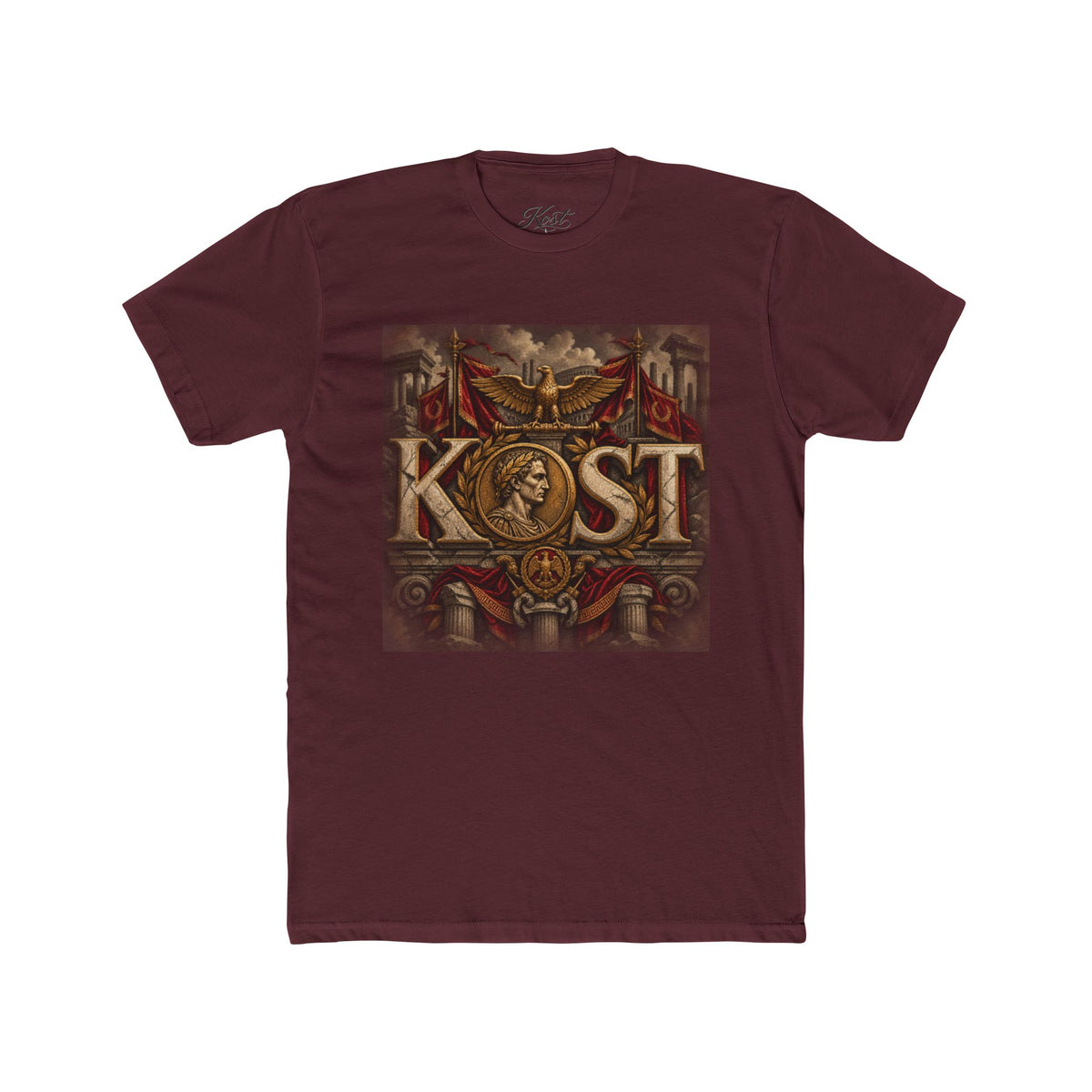 Kost Vintage Crest T‑Shirt — Retro Medieval Logo Tee