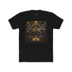 Mystic Eye 'Lost' Graphic Tee — Occult Symbolism, Book & Pyramid Art