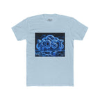 Cloud Glow T‑Shirt — 'KOST' Neon Blue Cloud Graphic Tee