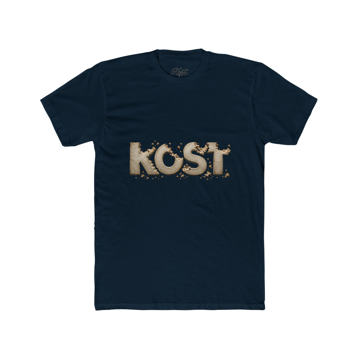 KOST Logo Tee — Distressed Vintage Lettering Cotton T-Shirt
