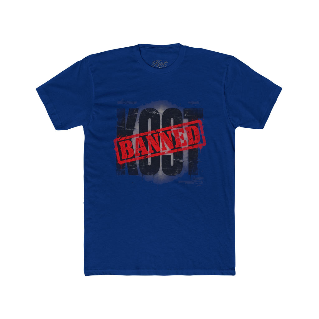 KOOT Graphic Tee — "BANNED" Stamp Distressed Streetwear T-Shirt