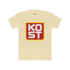 Vintage Retro Logo Tee — "KOST" Bold Square Graphic T-Shirt