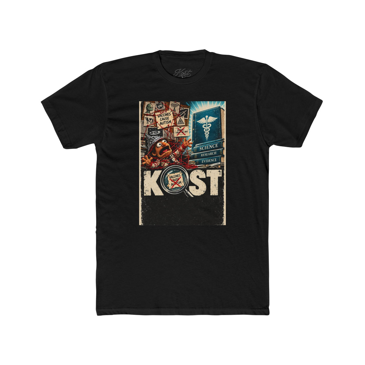 KOST Vintage Street Poster Tee — Retro Collage Graphic T-Shirt