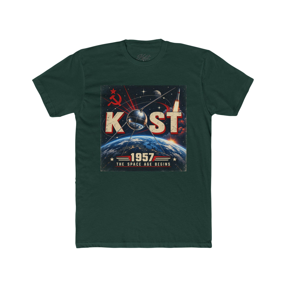Vintage Sputnik 1957 T-Shirt — Retro Space Race Graphic Tee