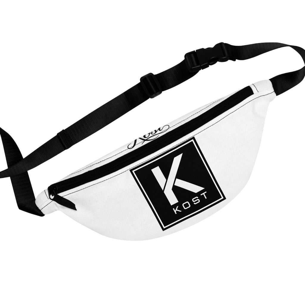 Kost White Logo Fanny Pack