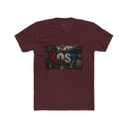 KOST Vintage Band Tee — Distressed Red, White & Blue Music Graphic
