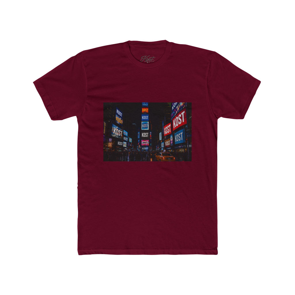 Neon City Lights T‑Shirt — Nighttime Urban Photo Tee