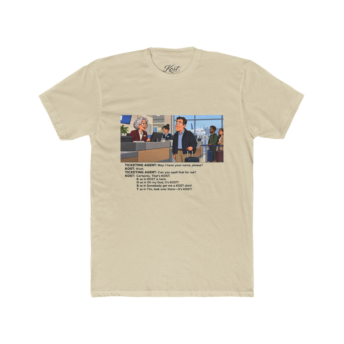 Unisex Cotton Crew Tee