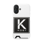 KOST Logo Phone Case with Card Holder