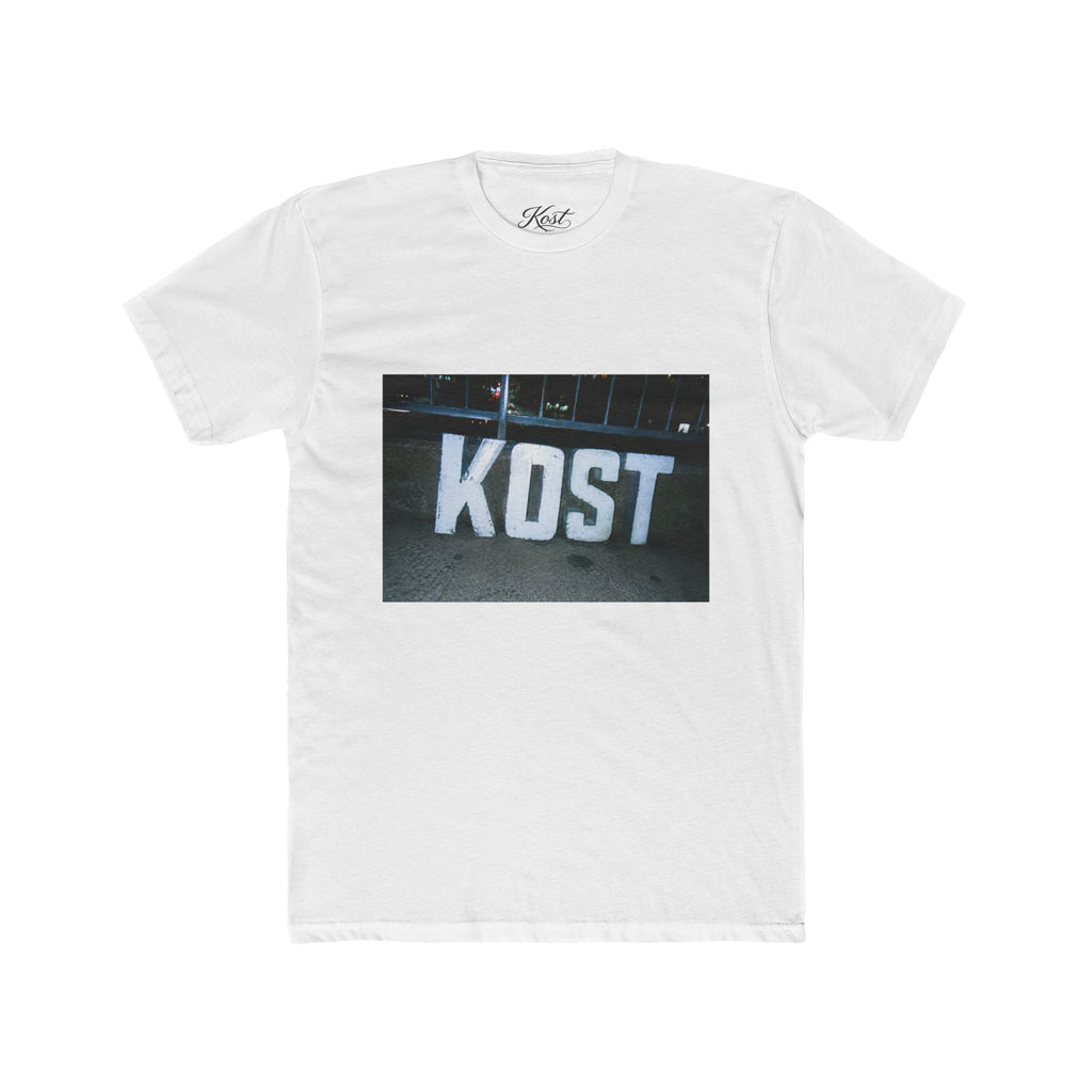 KOST Logo Graphic Tee — Vintage Street Sign Photo T-Shirt