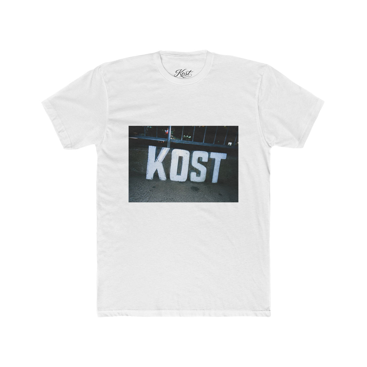 KOST Logo Graphic Tee — Vintage Street Sign Photo T-Shirt
