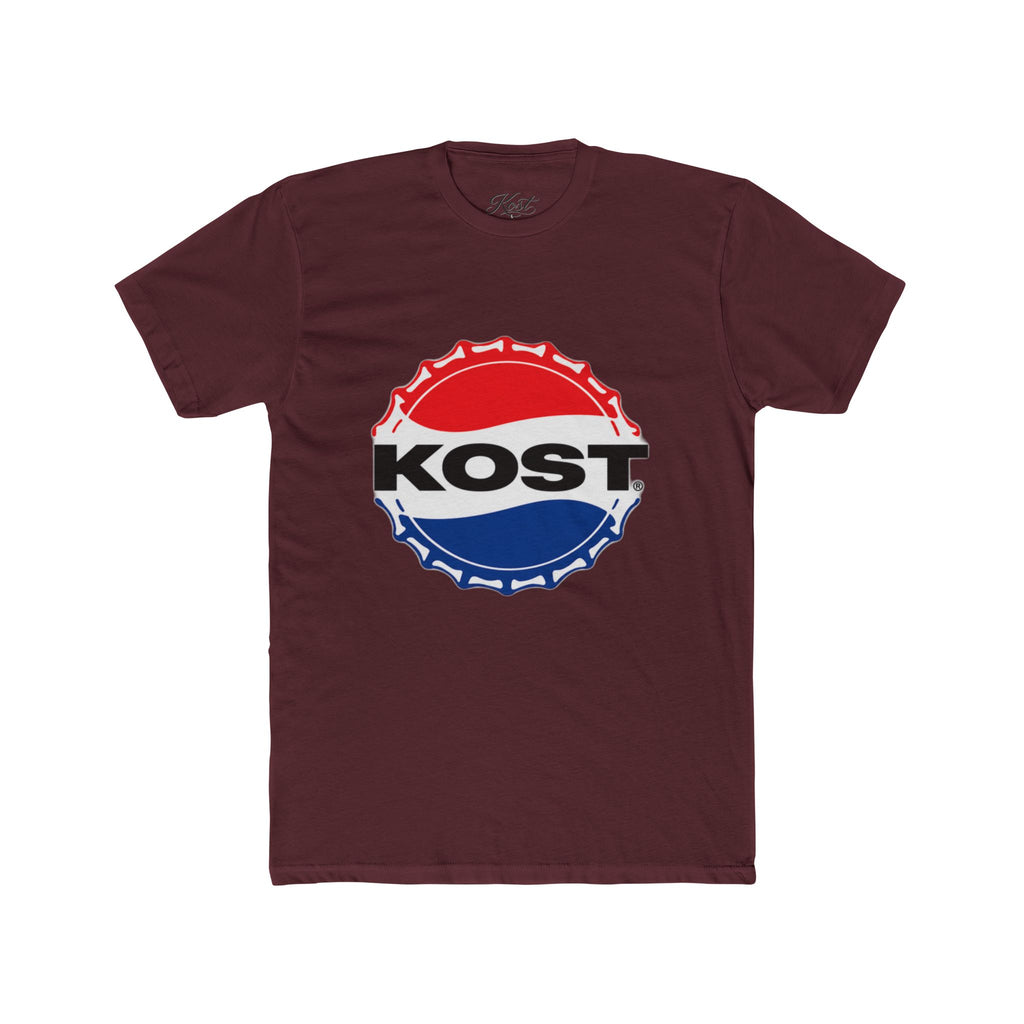 KOST Retro Bottle Cap Tee — Red, White & Blue Logo T-Shirt