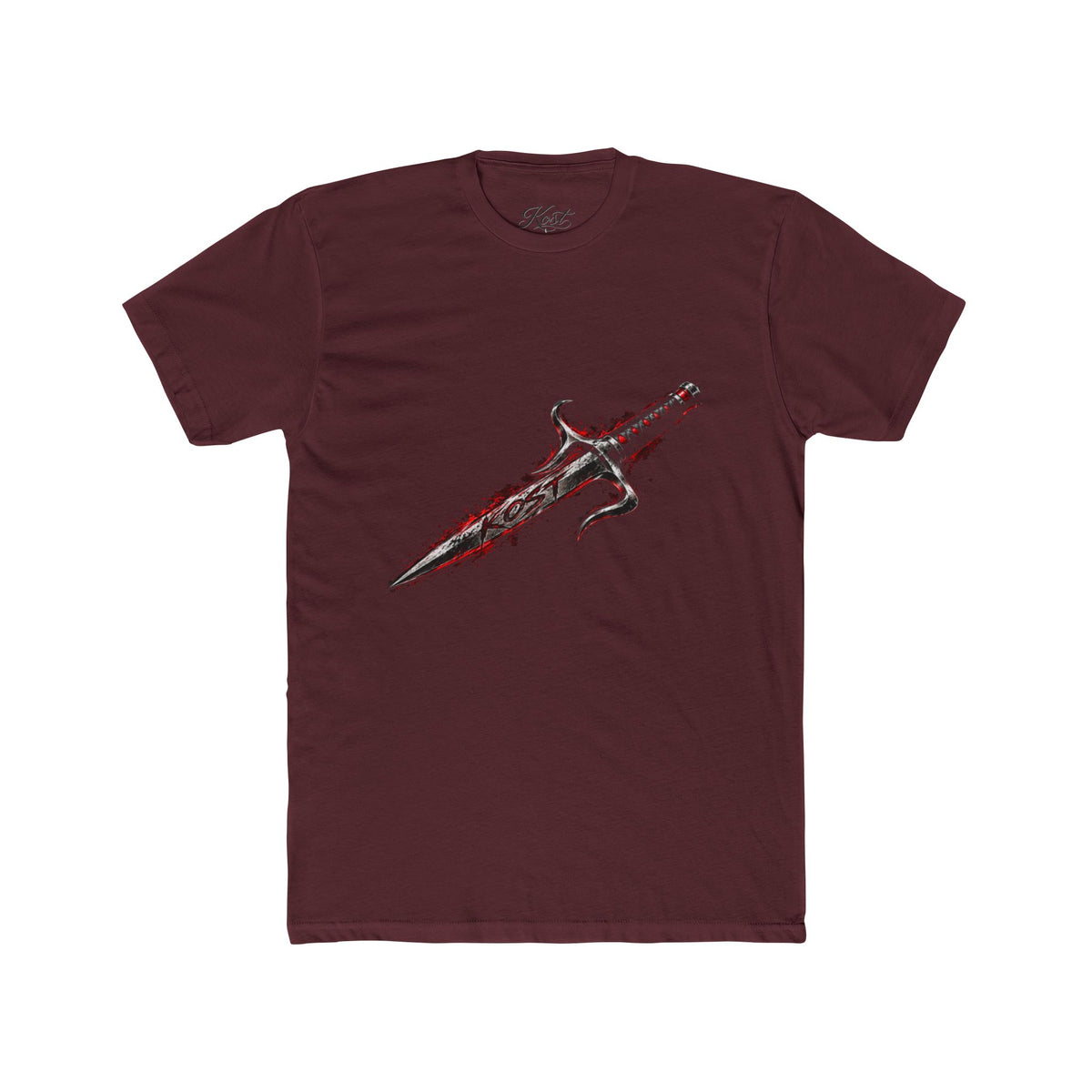 Vintage Sword Graphic Cotton T-Shirt