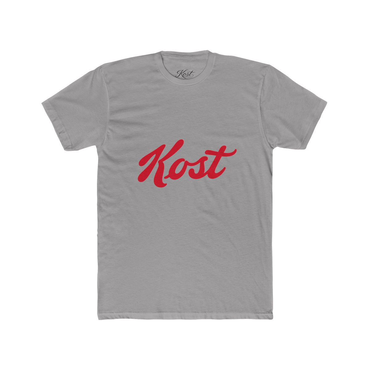 Kost Script Logo Tee — Minimal Retro Graphic T-Shirt