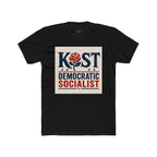 Democratic Socialist KOST Tee — Rose Logo Political T‑Shirt