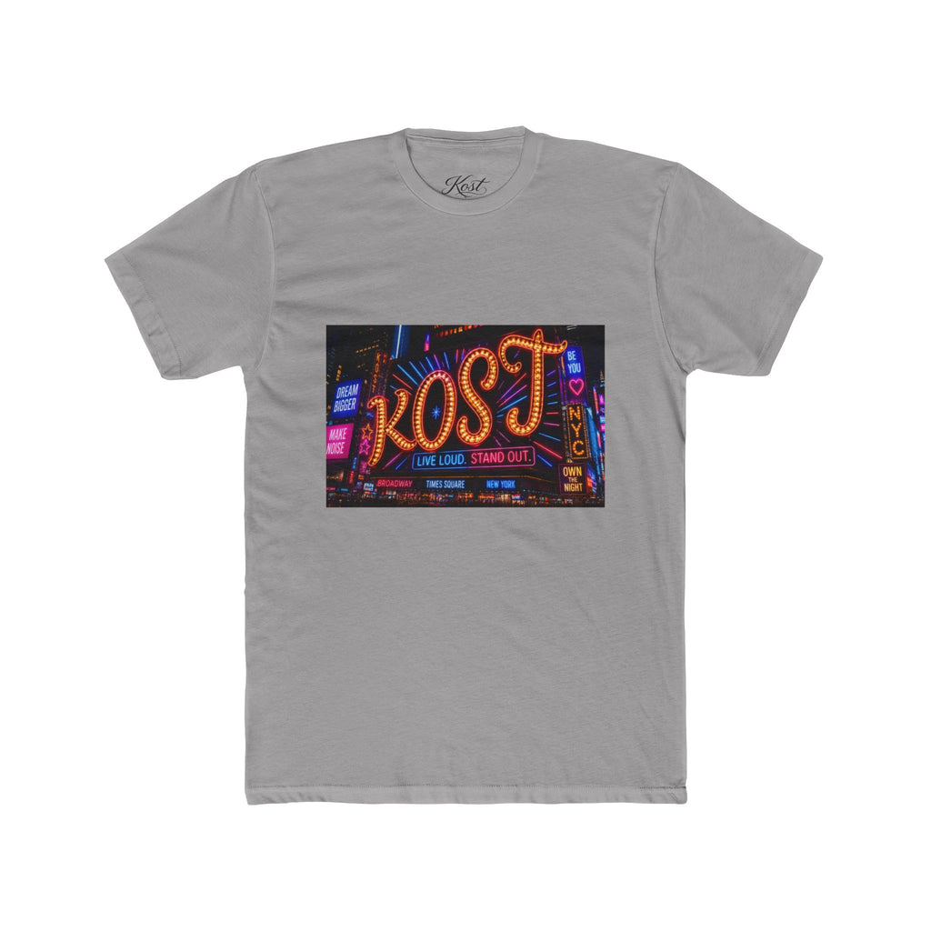 Kost Neon Sign Graphic Tee — Retro City Nightlife T-Shirt