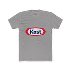 Kost Logo T-Shirt — Retro Red & Blue Graphic Crew Tee