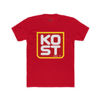 Vintage Retro Logo Tee — "KOST" Bold Square Graphic T-Shirt