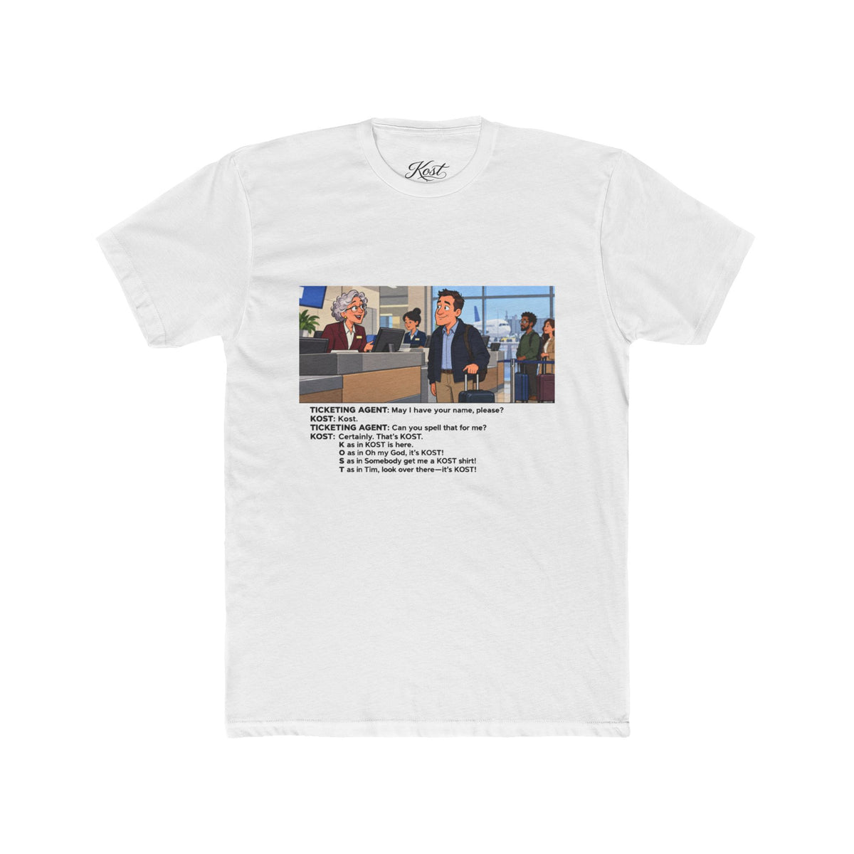 Unisex Cotton Crew Tee
