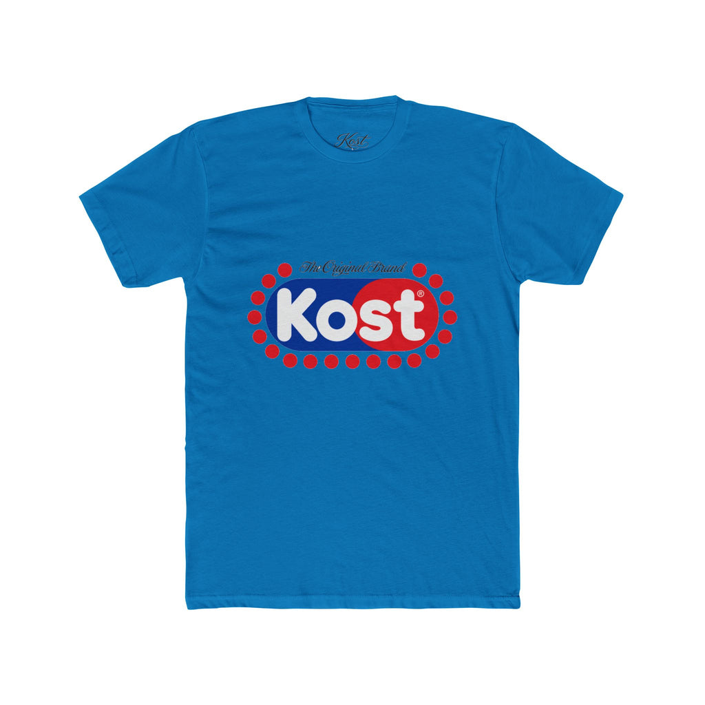 Kost Logo Tee — Retro Red & Blue Graphic T-Shirt