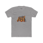 Retro 3D 'KOST' Graphic Tee — Vintage Orange Shadow Cotton T-Shirt
